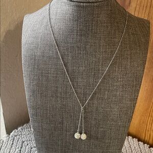 Elegant Silver Tone Necklace